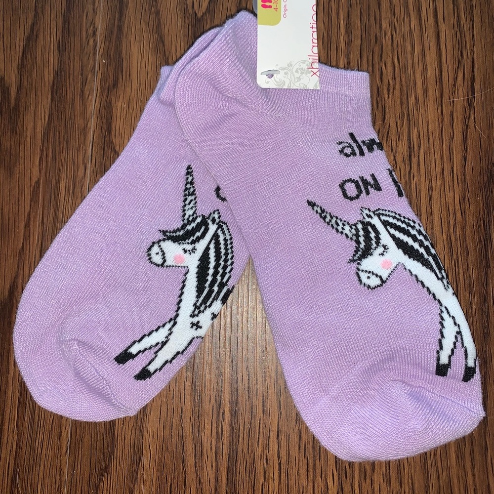NWT Always on Point Unicorn Socks